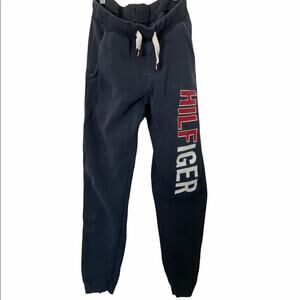 Tommy Hilfiger Vintage Blue Sweatpants Joggers with slash pockets size small